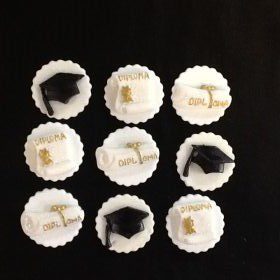 Graduation Cupcake Toppers – – One Stop Cake Decorations